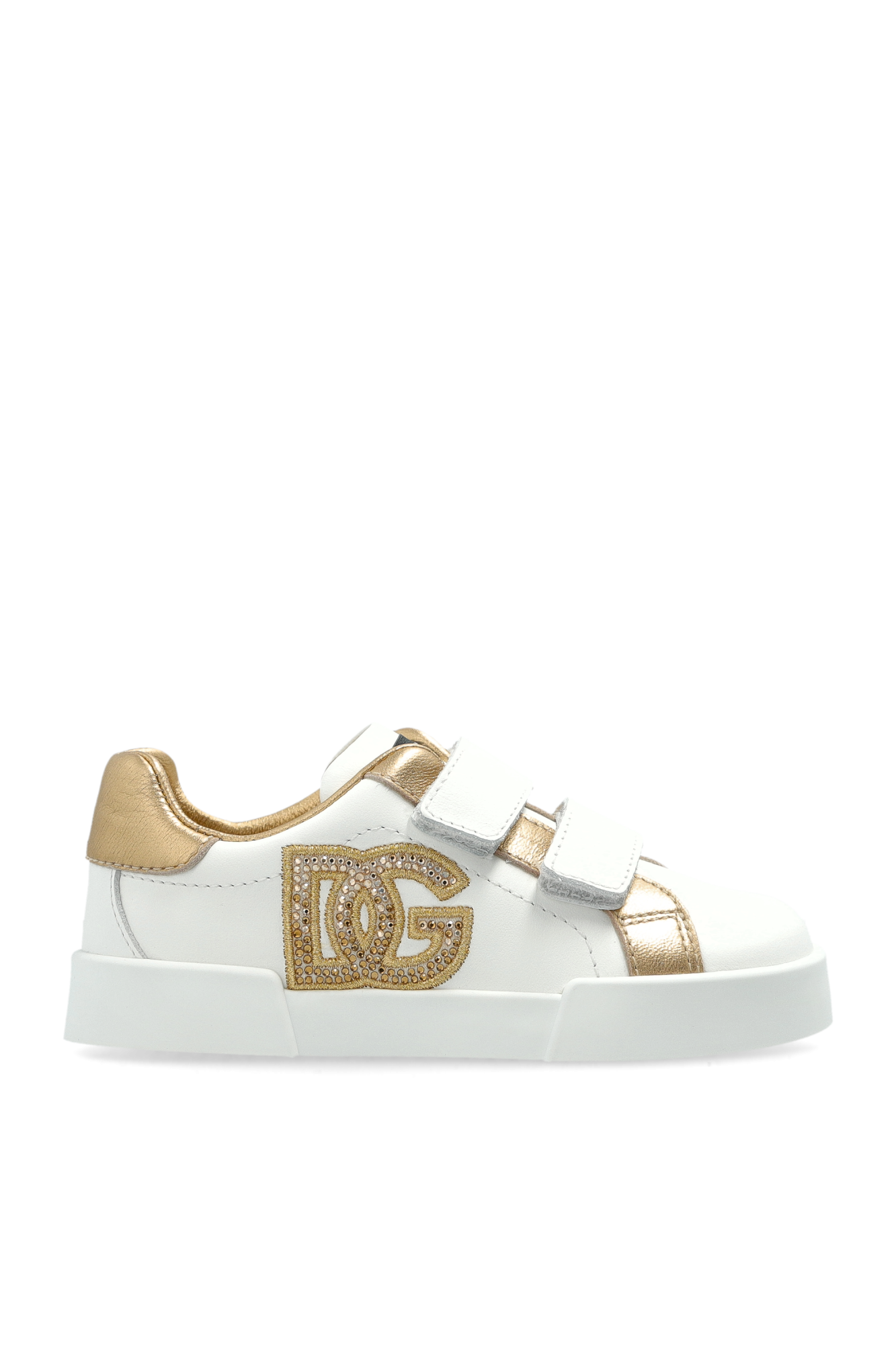 Biały Buty z logo Dolce & Gabbana Kids - Vitkac Polska